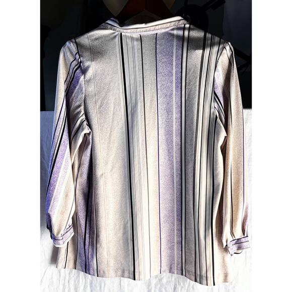 Vintage Queen Casuals Button Shirt/Blouse 1980s - Picture 9 of 12